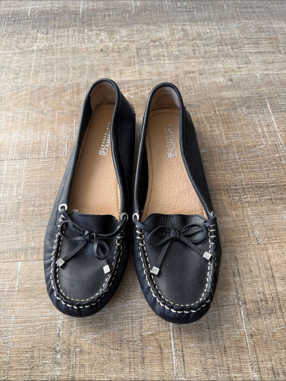 Sperry Black Women’s leather Loafers